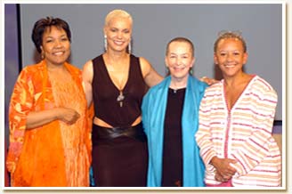 With Nikki Giovanni, Pearl Cleage and Julieanna Richardson.